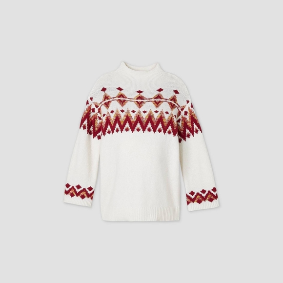 Isabel Maternity NWT Fairisle Maternity Sweater - Picture 1 of 9